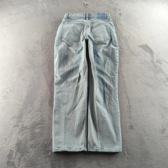 Abercrombie Jeans Womens 29 Light Wash 90s Straight High Rise Curve Love Y2K - Picture 3 of 10
